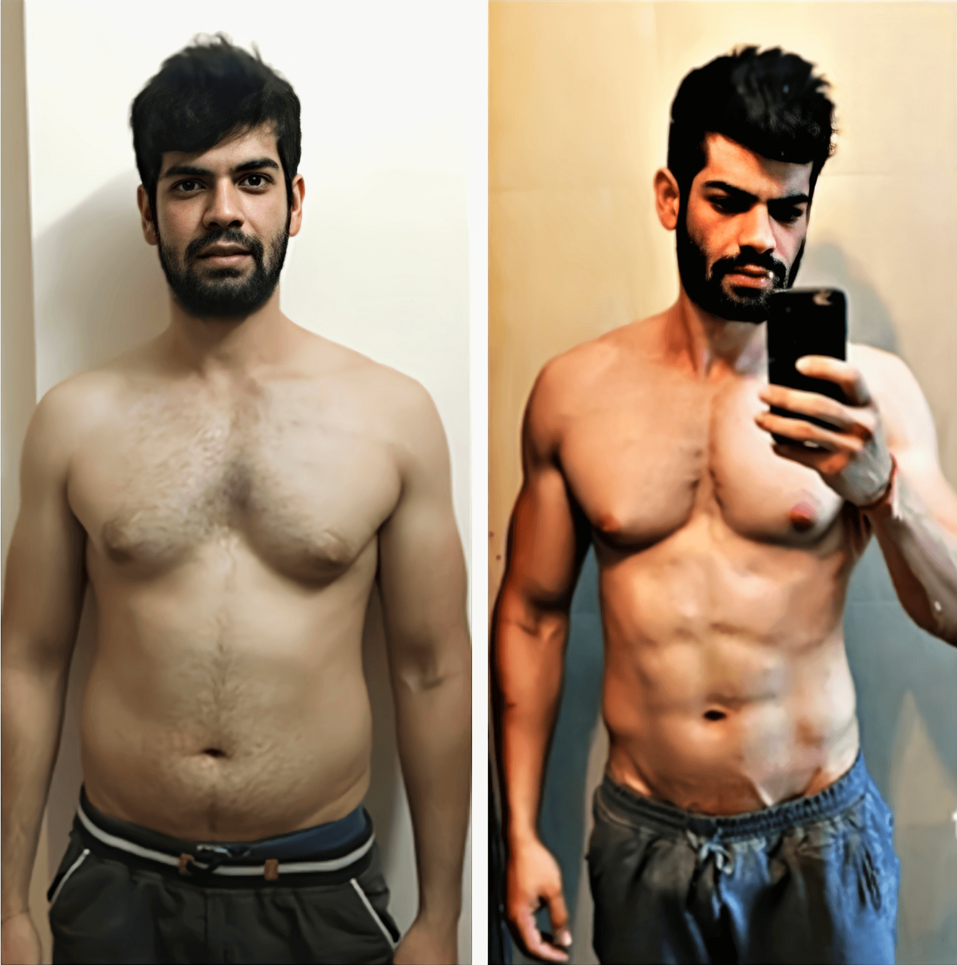 Client doing pull-ups in the gym